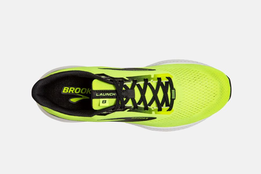 Brooks Launch 8 Road Running Shoes Mens - Green/Black - GUWVN-5319